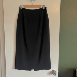 Vintage Votre Nom black long midi skirt Size 40 (us size 8